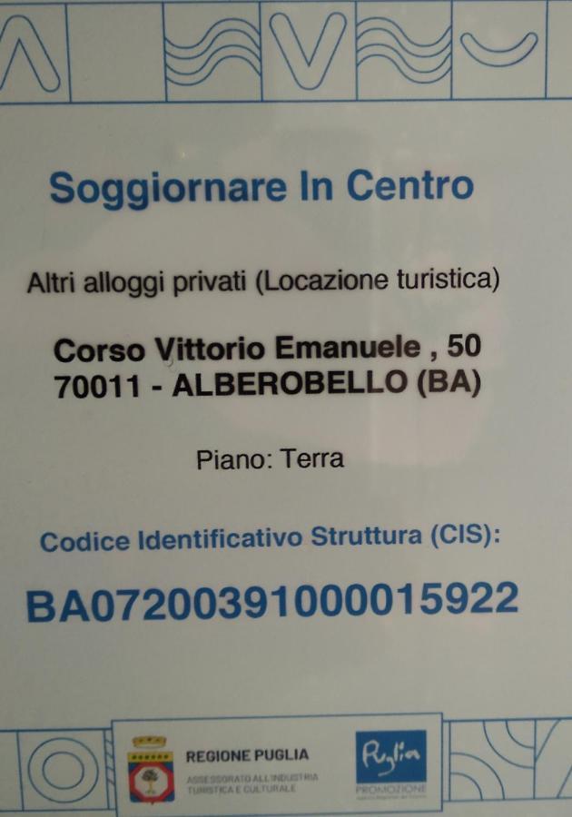 Soggiornare In Centro Apartment Алберобело Екстериор снимка